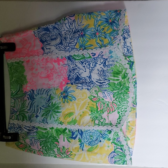 Lilly Pulitzer Skort. Beach Multi Color. Size 0 (28" waist) New W/O Tag - Picture 2 of 8